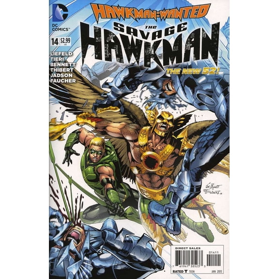 Savage Hawkman, The #14 VF ; DC Comic Book
