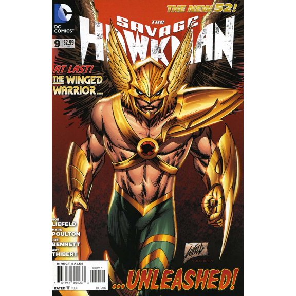 Savage Hawkman, The #9 VF ; DC Comic Book