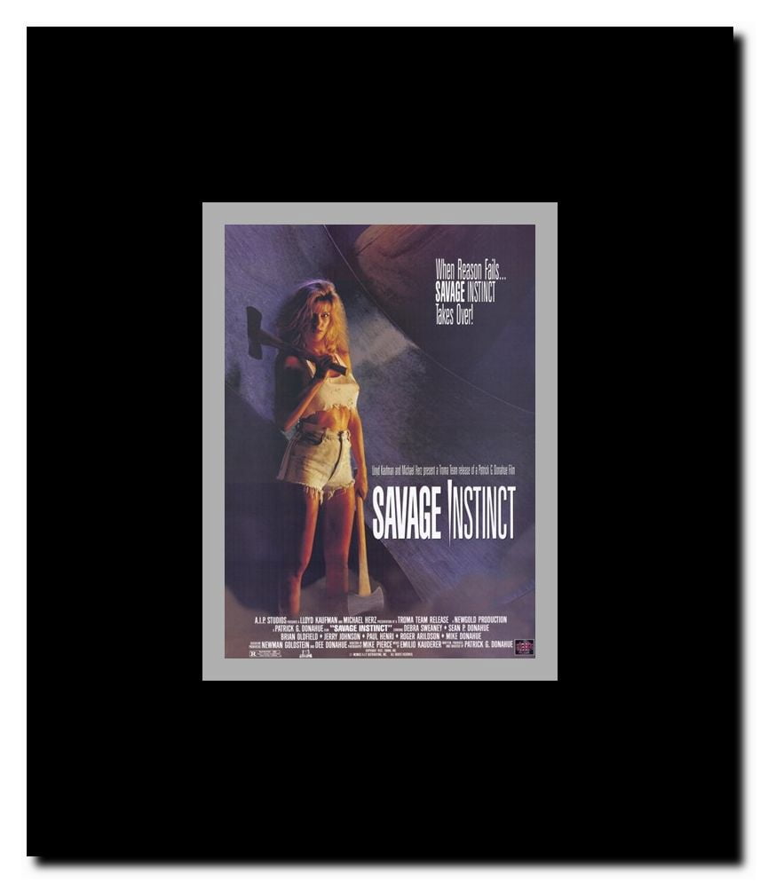 Savage Instinct Framed Movie Poster