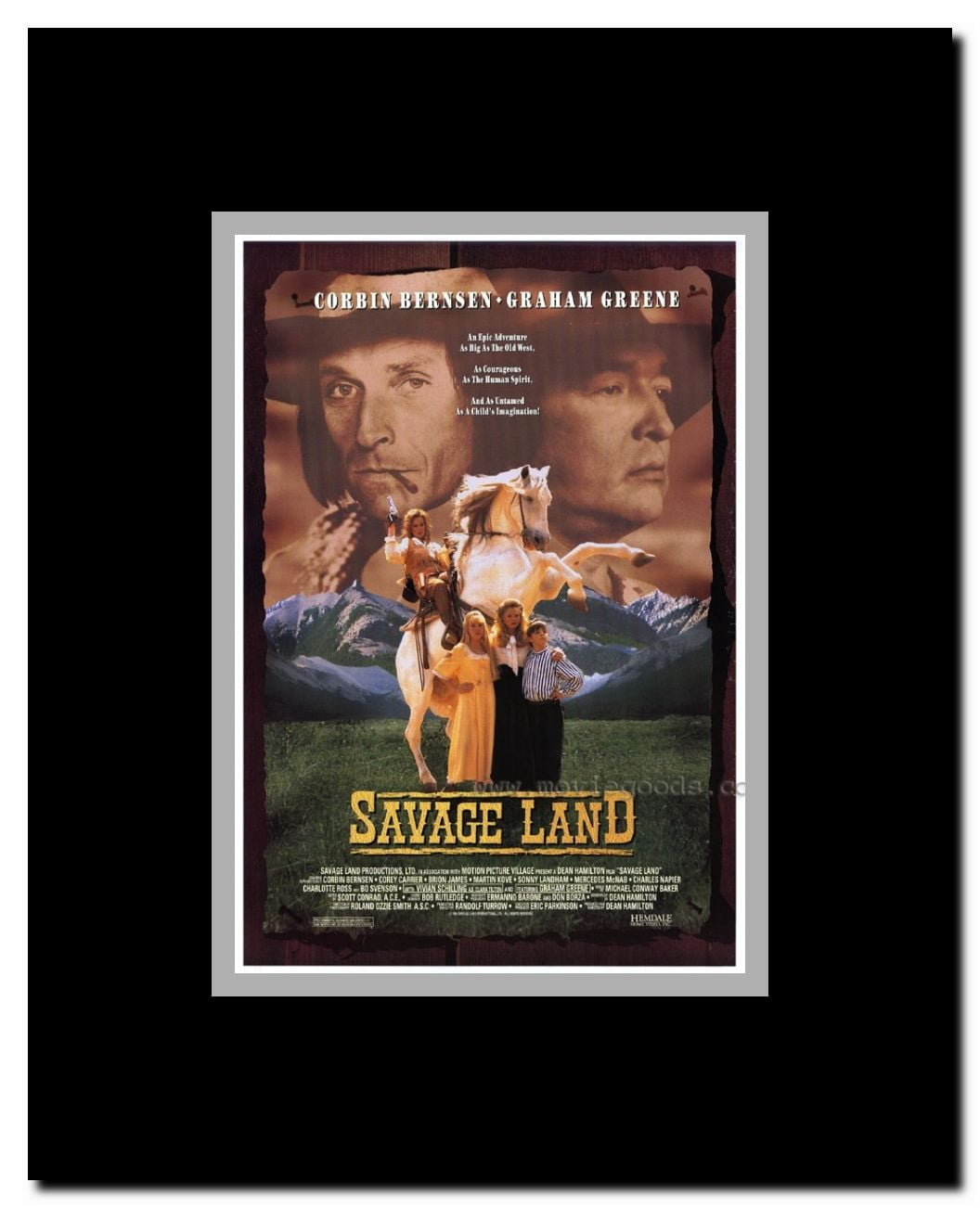 Savage Land Framed Movie Poster