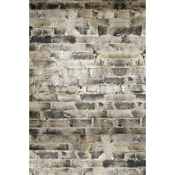 Savage Printed Vinyl Backdrop - Smoky Brick - 5'x7'