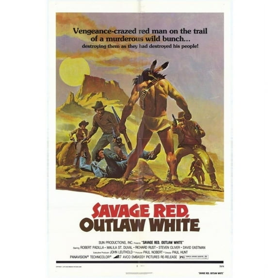 Savage Red Outlaw Movie Poster (11 x 17)