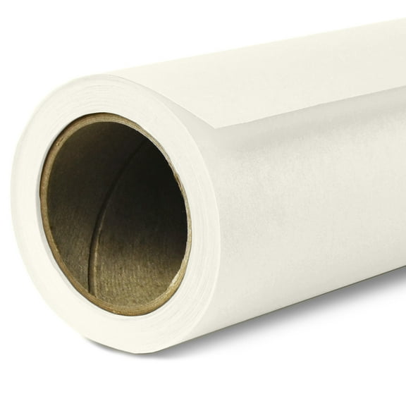 Savage Seamless Paper Photography Backdrop - #50 White (26 in x 36 ft) for Youtube Videos, Live Streaming, Interviews and Portraits - A