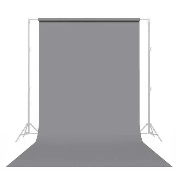 Savage Seamless Paper Photography Backdrop - #56 Fashion Gray (86 in x 36 ft) for Youtube Videos, Live Streaming, Interviews and Portraits - Made in USA