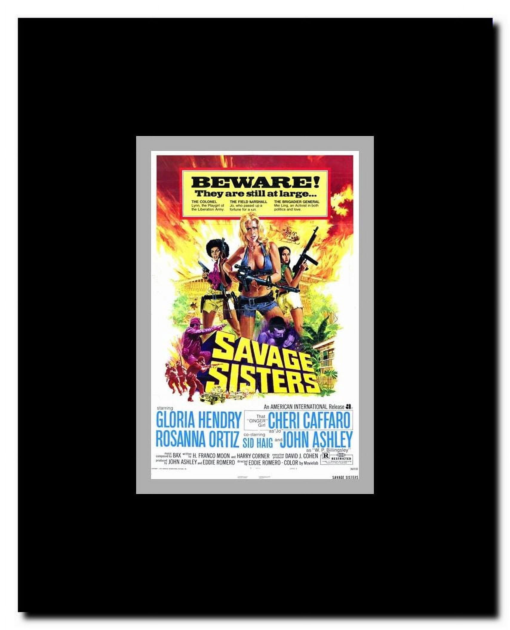 Savage Sisters Framed Movie Poster