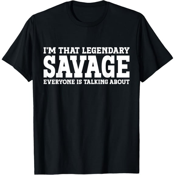 Savage Surname Funny Team Family Last Name Savage T-Shirt