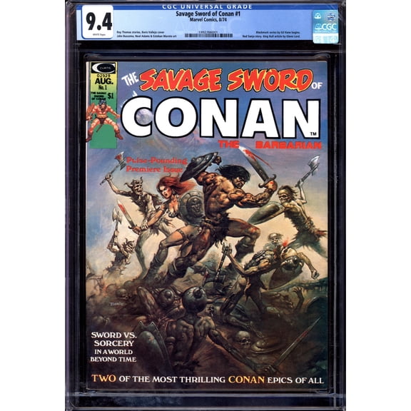Savage Sword of Conan #1 - CGC 9.4 Comic Book