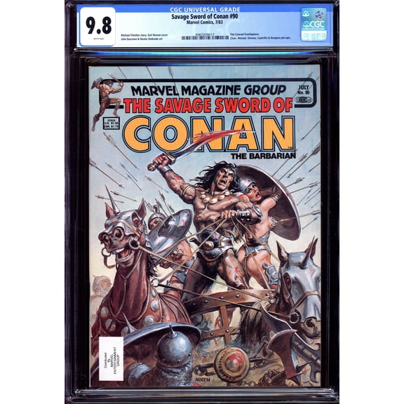 Savage Sword of Conan #90 - CGC 9.8 Comic Book