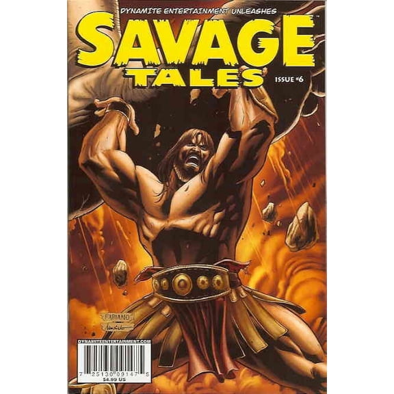 Savage Tales (Dynamite) #6B VF ; Dynamite Comic Book