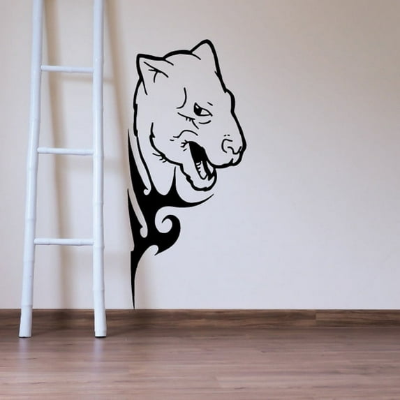 Savage Tiger Head Decal - 36 Inches