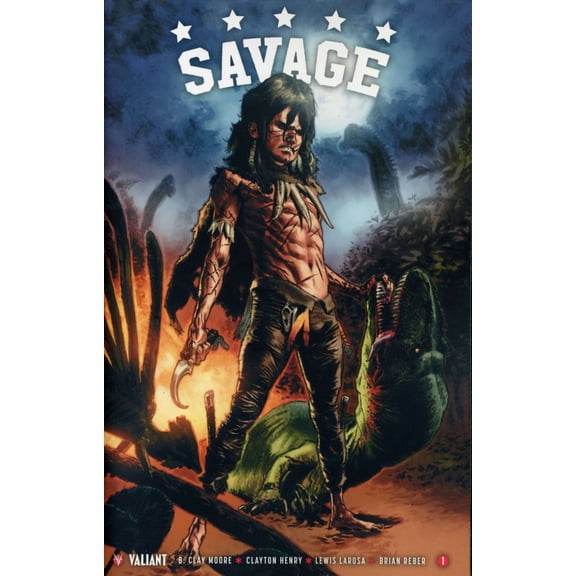 Savage (Valiant) #1A VF ; Valiant Comic Book