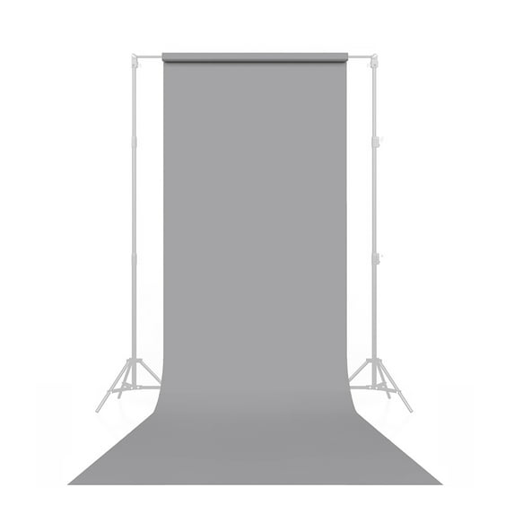 Savage Seamless Paper Photography Backdrop - #9 Stone Gray (53 in x 36 ft) for Youtube Videos, Live Streaming, Interviews and Portraits - A