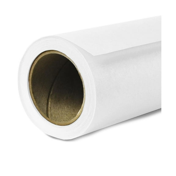 Savage Widetone Seamless Background Paper, 53" wide x 36', Super White, #1