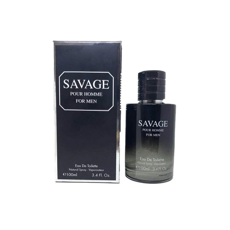 Savage for Men 3.4 Oz Men's Eau De Toilette Spray Refreshing & Warm  Masculine Scent for Daily Use Men's Casual Cologne Includes NovoGlow  Carrying