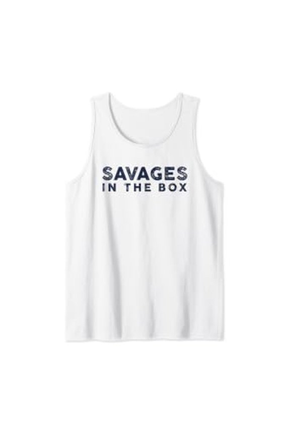Savages In The Box Baseball Tank Top Size S-3XL