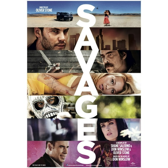 Savages Movie Poster 24inx36in (61cm x 91cm) Art Poster 24x36 Multi-Color Square Adults Z Posters