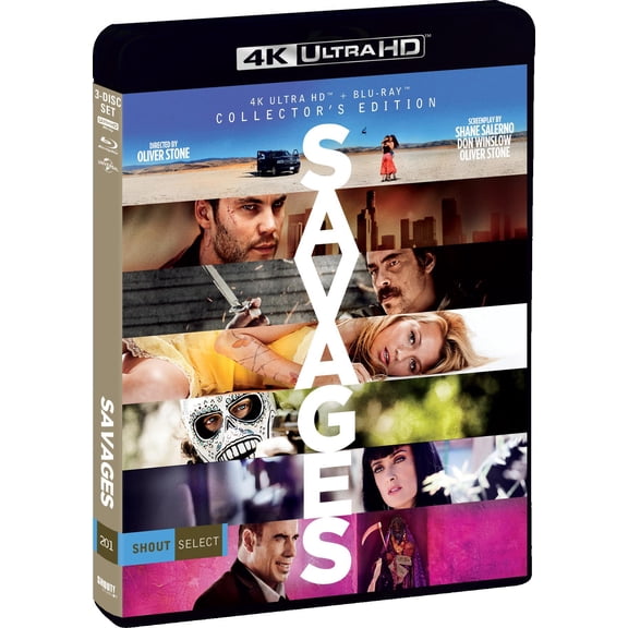 Savages (2012) (Collector's Edition) (4K Ultra HD + Blu-ray) Shout Factory, Drama