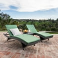 thumbnail image 1 of Savana 3-Piece Outdoor Wicker Lounge with Cushions and Coffee Table, 1 of 3