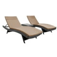 thumbnail image 1 of Savana 3-Piece Outdoor Wicker Lounge with Cushions and Coffee Table, 1 of 6