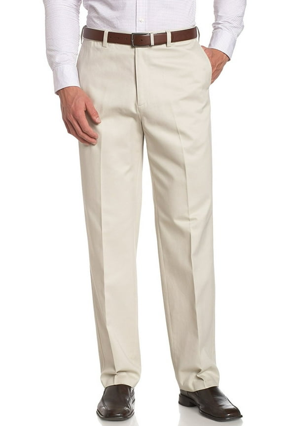 Men's Big & Tall Flat Front No-Iron Performance Chino Pant