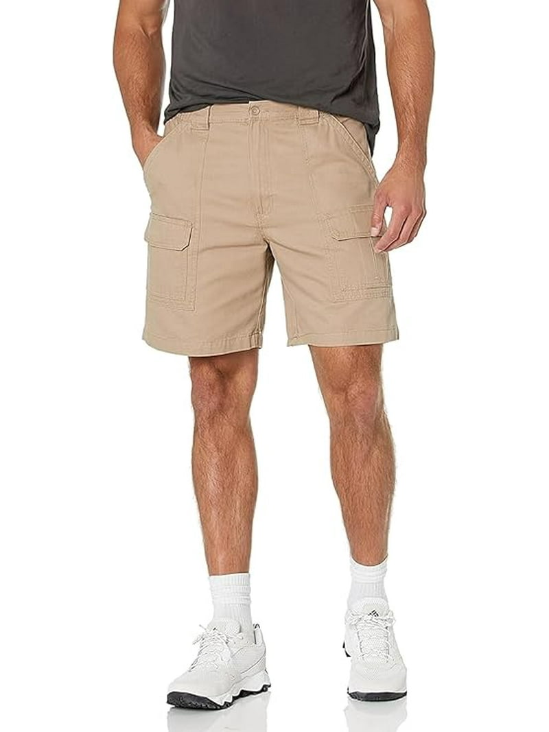 Savane Men's Hiking Cargo Shorts Color-Khaki, Size 32-56 (Also Big
