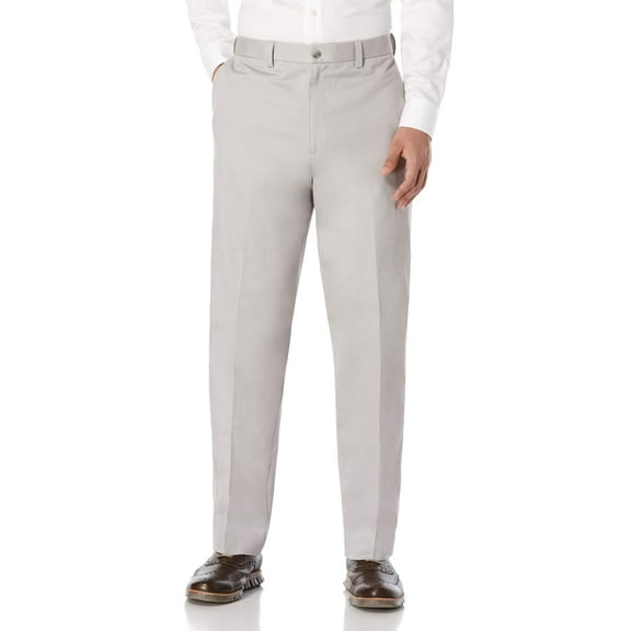 Savane Men's Flat Front Performance Chino Pants