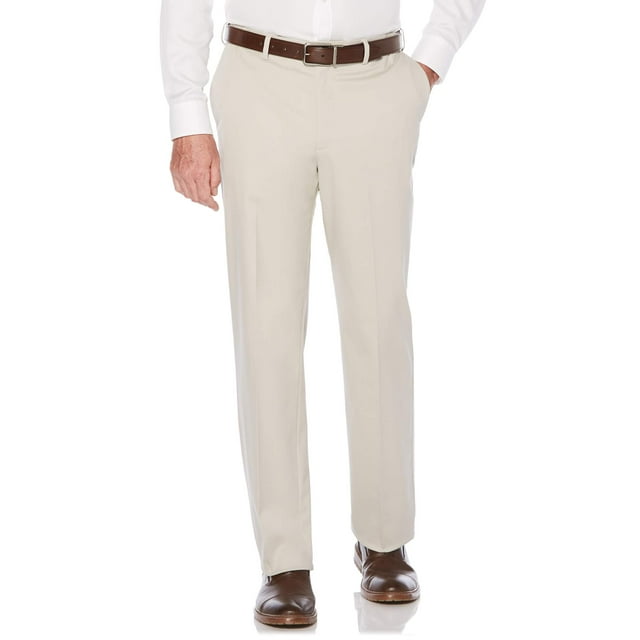 Savane Men's Flat Front Ultimate Performance Chino Pants