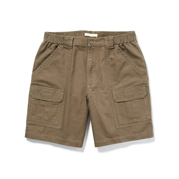 Savane Mens Size 40 Comfort Hiking Cargo Shorts, Major Brown