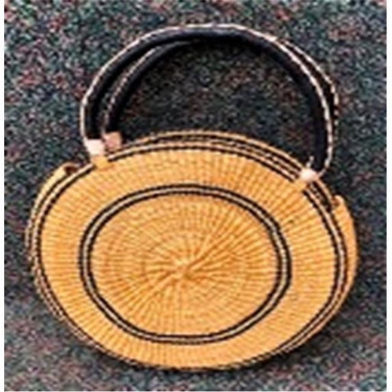 Savanna HBN-09 Black Stripes Double Circular Handbag