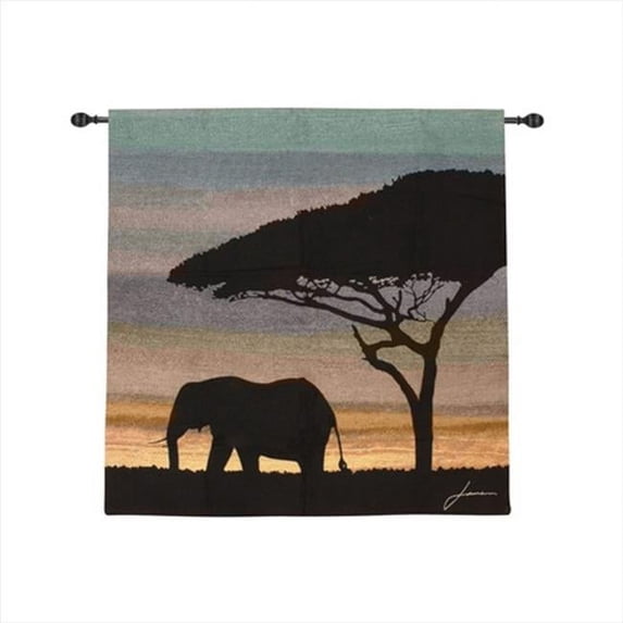 Savanna I Tapestry Wall Hanging Square 40 X 40 in.