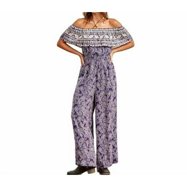Savanna Jane Paisley Embroidered Jumpsuit