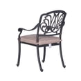 thumbnail image 1 of Savanna Patio Outdoor Aluminum Dining Armchair  (Set of 2) - Desert Sand, 1 of 12