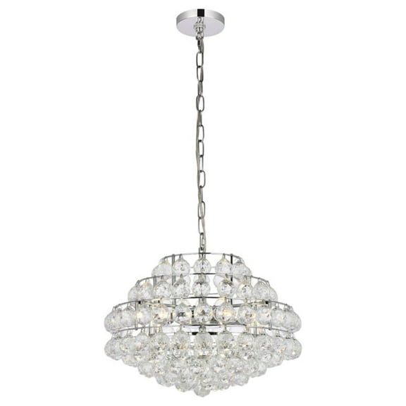 Savannah 18 inch pendant in chrome