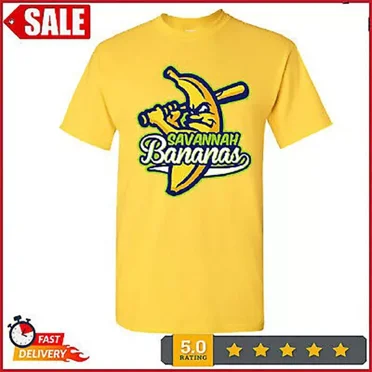 Savannah Baseball Team Logo Graphic T-Shirt, Unisex Sports Fan Jersey Tee