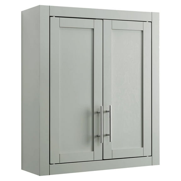 Savannah Bathroom Wall Cabinet, Gray