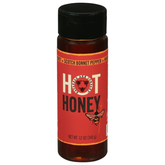 Savannah Bee Company Wildflower Honey + Habanero Pepper Hot Honey 12 oz