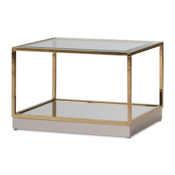 Savannah Breeze Tall Cocktail Table Set of 2 - Bright Gold
