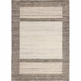 thumbnail image 1 of Savannah Collection Contemporary 100 Percent Wool Hand Loomed Area Rug - Ivy & Beige - 7 ft. 6 in. x 9 ft. 6 in., 1 of 1