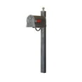 thumbnail image 1 of Savannah Curbside Mailbox with Springfield Mailbox Post - Swedish Silver, 1 of 2