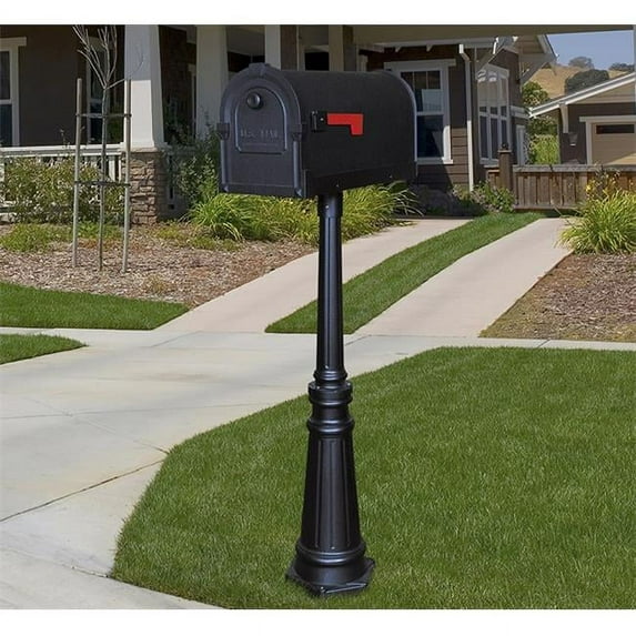 Savannah Curbside Mailbox with Tacoma Mailbox Post Unit
