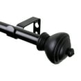 thumbnail image 1 of Savannah Curtain Rod 84-120 inch - Black, 1 of 3