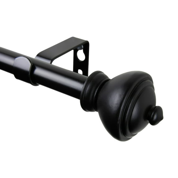 Savannah Curtain Rod 84-120 inch - Black