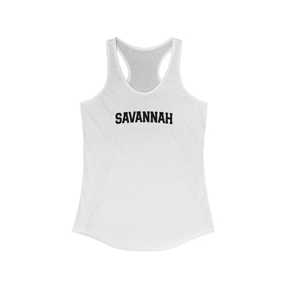 Savannah GA Georgia Moving Away Tank Top Gifts Shirt Womens Sleeveless