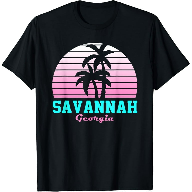 Savannah Georgia T Shirt Vintage Ga Souvenirs Savannah Georgia T Shirt Vintage Ga Souvenirs