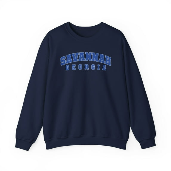 Savannah Georgia Trip Vacation Moving Sweatshirt Gifts Crew Neck Shirt Long