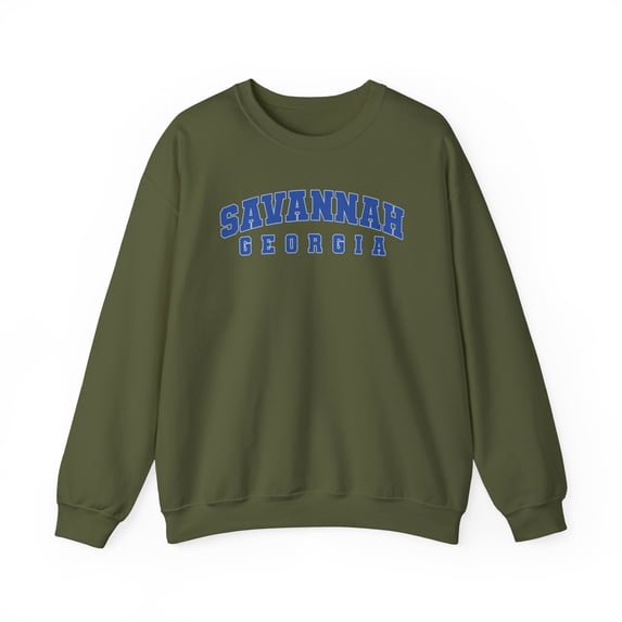 Savannah Georgia Trip Vacation Moving Sweatshirt Gifts Crew Neck Shirt Long