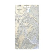 Savannah River & Wassaw Sound, GA Nautical Map Beach Towel
