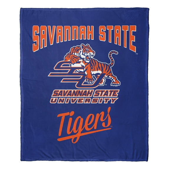 The Northwest 1COL-23600-0423-OOF 50 x 60 in. NCAA Savannah State University Alumni Silk Touch Throw Blanket