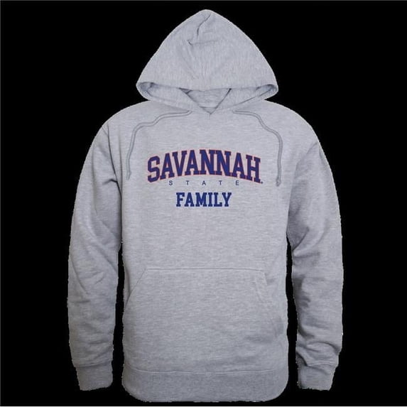 Savannah State University Tigers Family Hoodie, Heather Grey - Medium