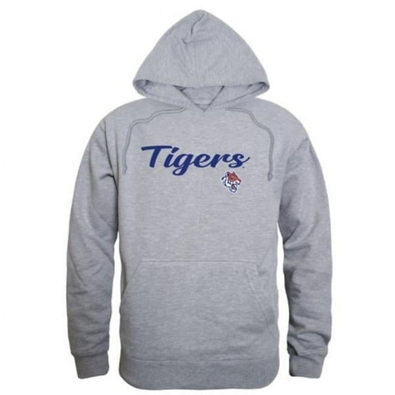 Savannah State University Tigers Script Hoodie, Heather Grey - Extra Large